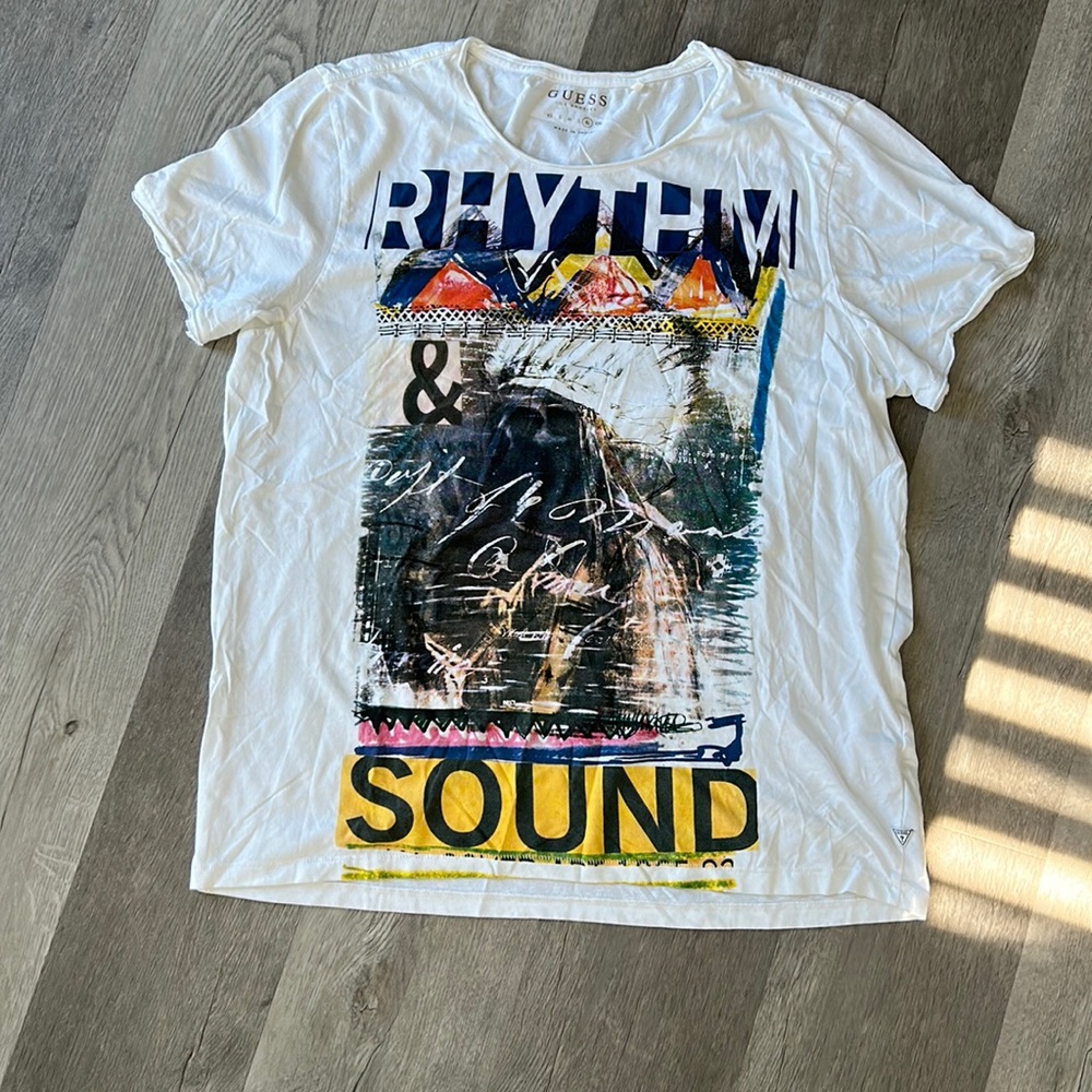 Guess Rhythm Sound Men’s T-Shirt XL - C4